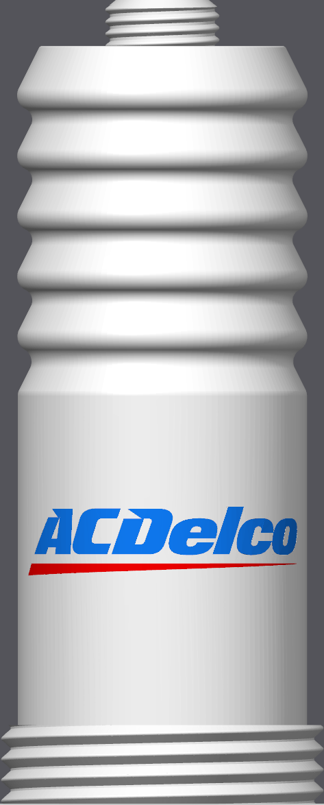 Spark Plug Lamp RGB LED - Email specific logo desired from list.