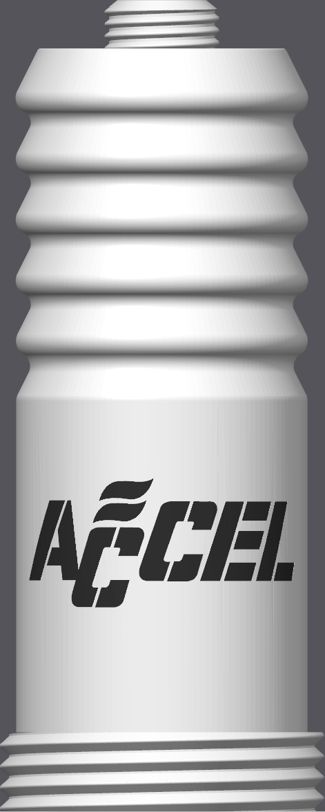 Spark Plug Lamp RGB LED - Email specific logo desired from list.