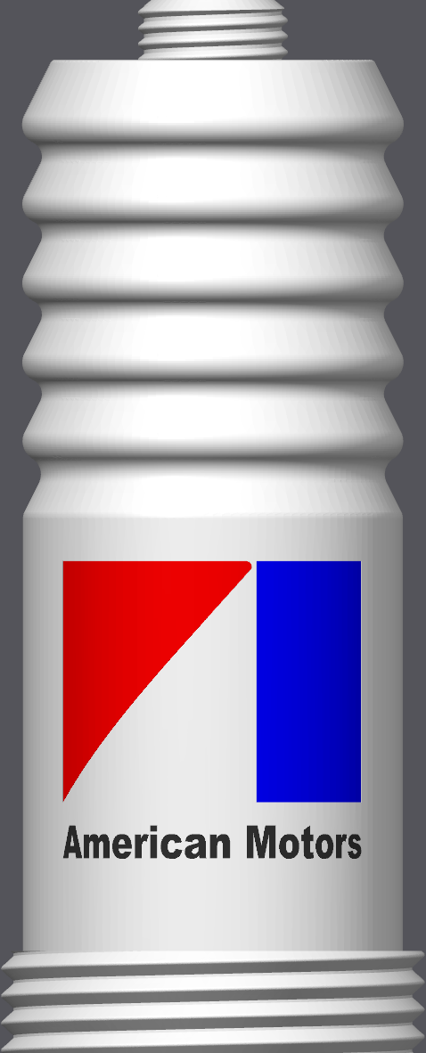 Spark Plug Lamp RGB LED - Email specific logo desired from list.