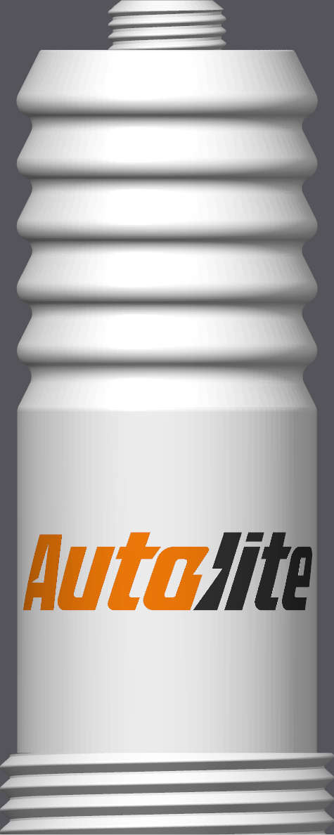 Spark Plug Lamp RGB LED - Email specific logo desired from list.