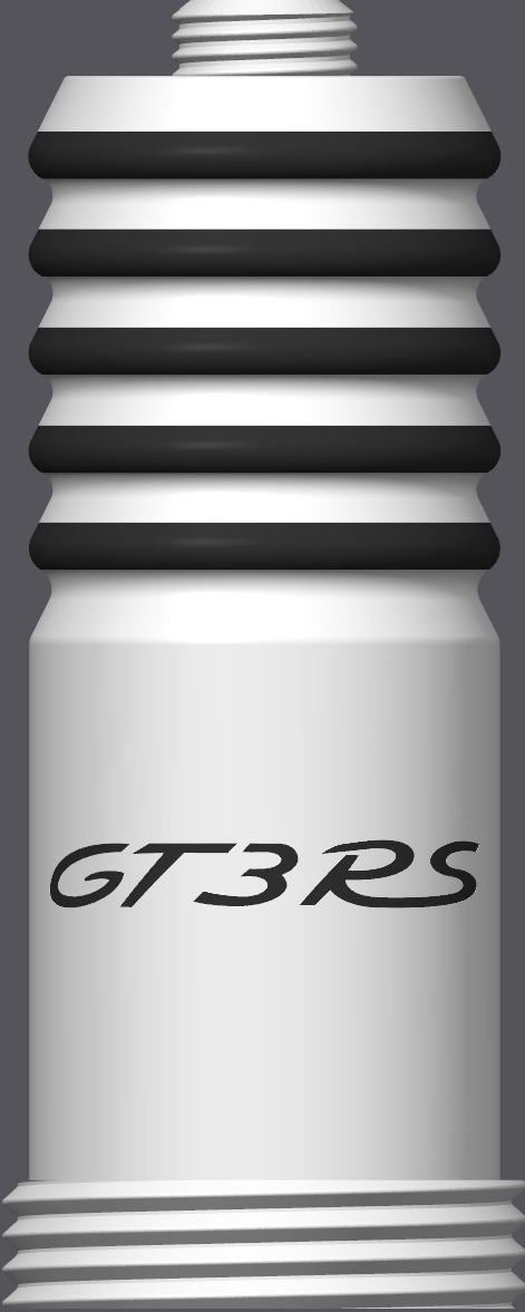 Spark Plug Lamp RGB LED - Email specific logo desired from list.