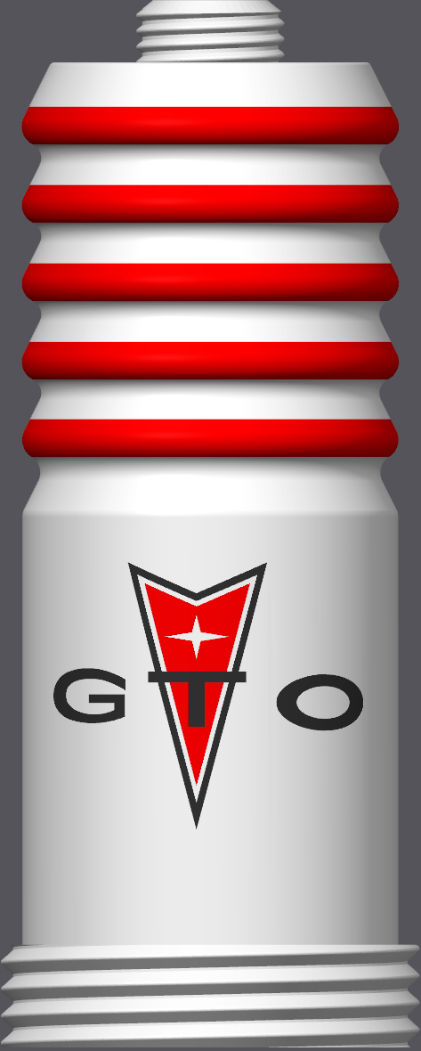 Spark Plug Lamp RGB LED - Email specific logo desired from list.