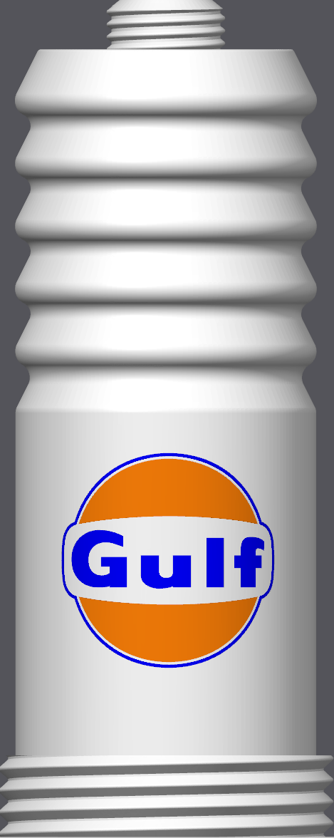 Spark Plug Lamp RGB LED - Email specific logo desired from list.