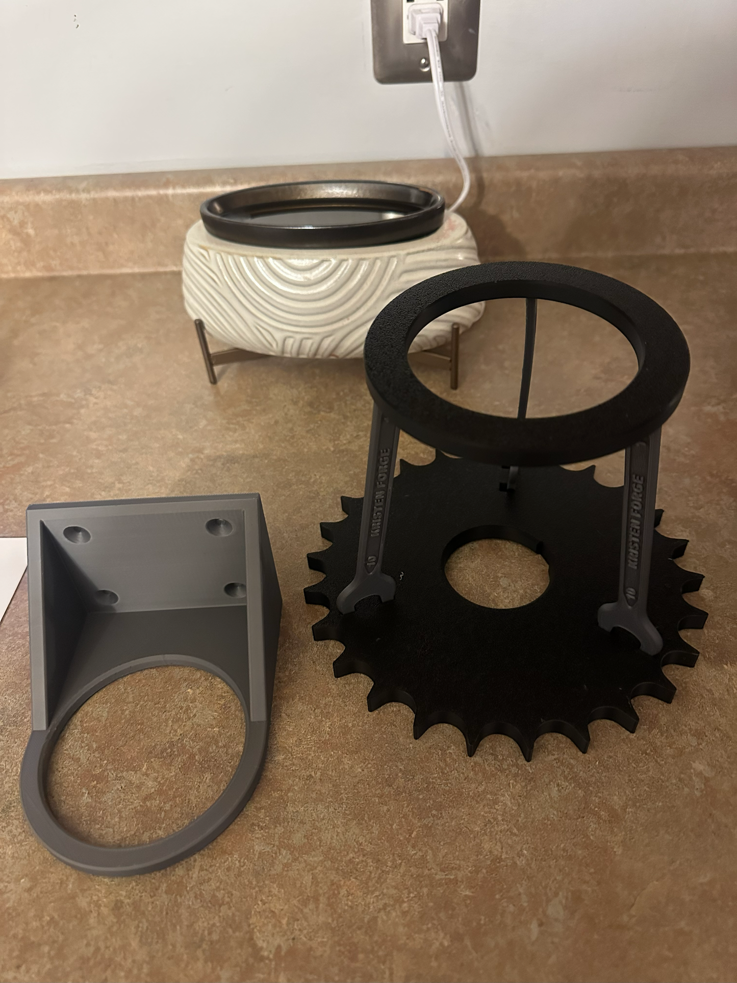 Spark Plug Lamp RGB LED - Email specific logo desired from list.