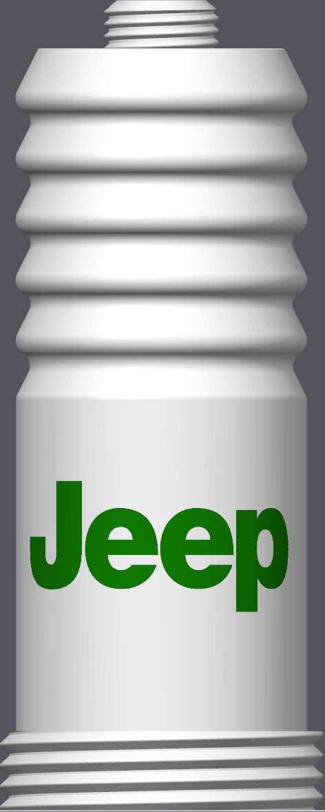 Spark Plug Lamp RGB LED - Email specific logo desired from list.