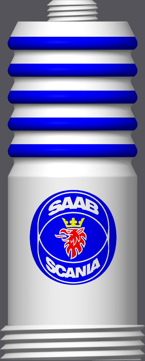 Spark Plug Lamp RGB LED - Email specific logo desired from list.