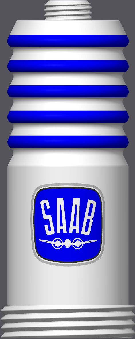 Spark Plug Lamp RGB LED - Email specific logo desired from list.