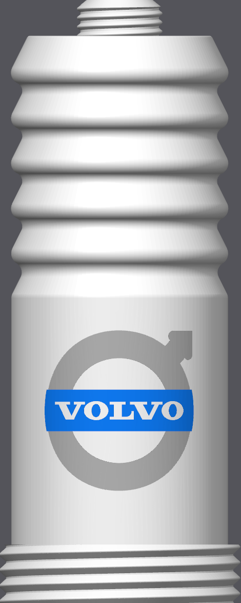 Spark Plug Lamp RGB LED - Email specific logo desired from list.