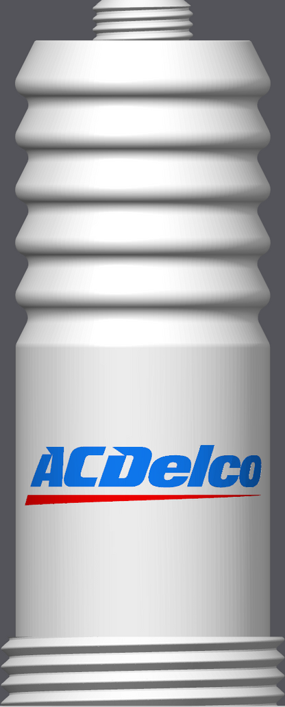 Spark Plug Lamp White LED - Email specific logo desired from list.