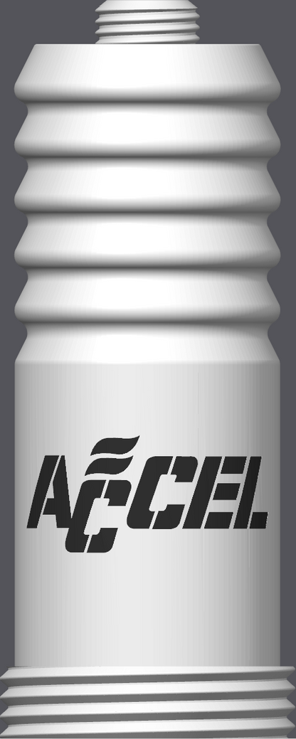 Spark Plug Lamp White LED - Email specific logo desired from list.