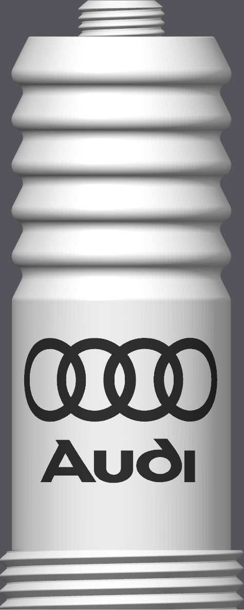 Spark Plug Lamp White LED - Email specific logo desired from list.