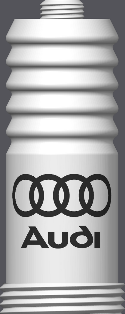 Spark Plug Lamp White LED - Email specific logo desired from list.