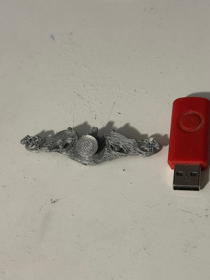 Submarine Dolphins - croc charm