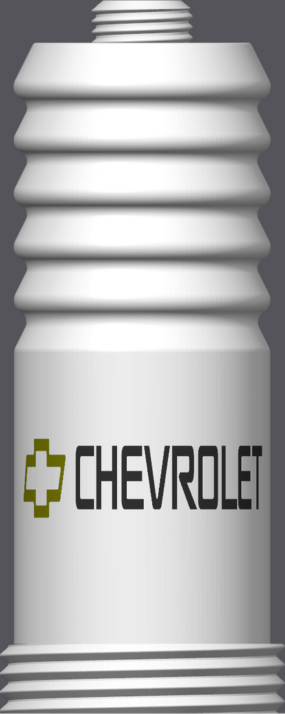 Spark Plug Lamp White LED - Email specific logo desired from list.