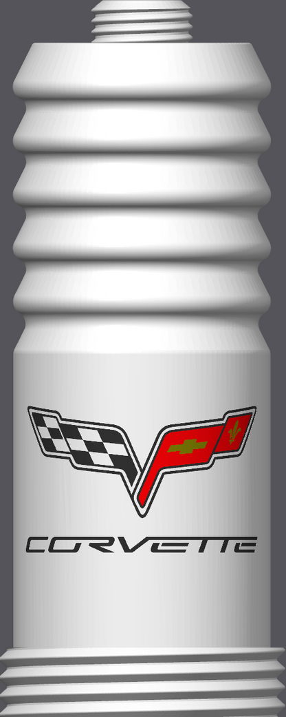 Spark Plug Lamp White LED - Email specific logo desired from list.