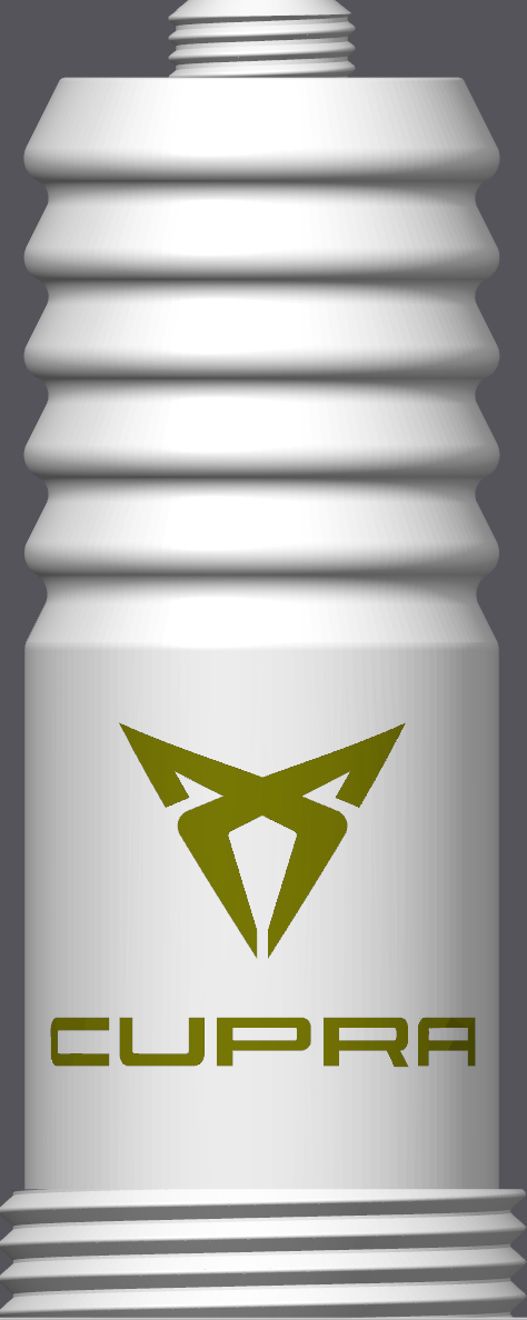 Spark Plug Lamp White LED - Email specific logo desired from list.