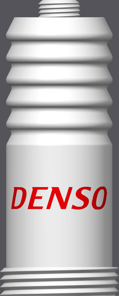 Spark Plug Lamp White LED - Email specific logo desired from list.