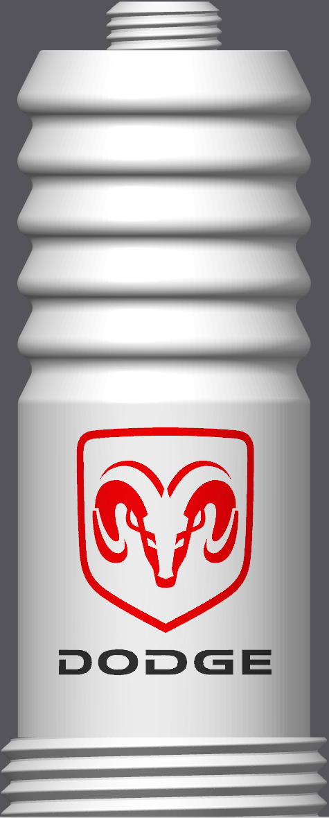 Spark Plug Lamp White LED - Email specific logo desired from list.