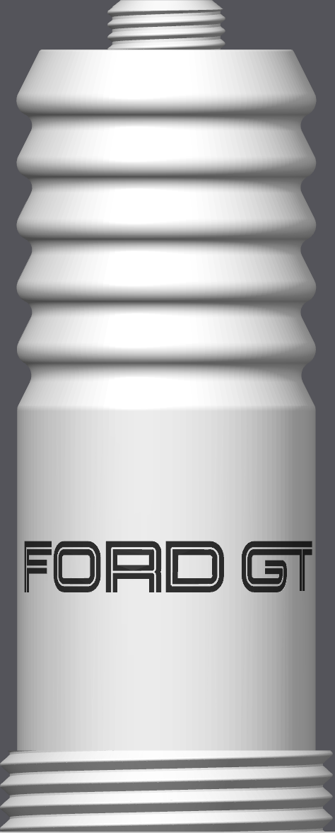 Spark Plug Lamp White LED - Email specific logo desired from list.