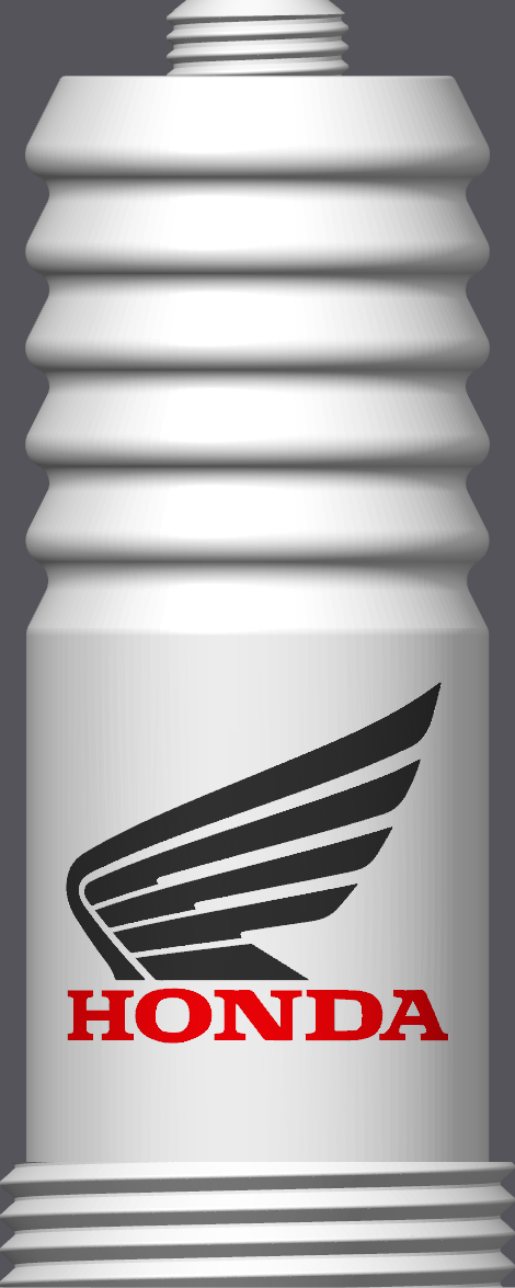 Spark Plug Lamp White LED - Email specific logo desired from list.