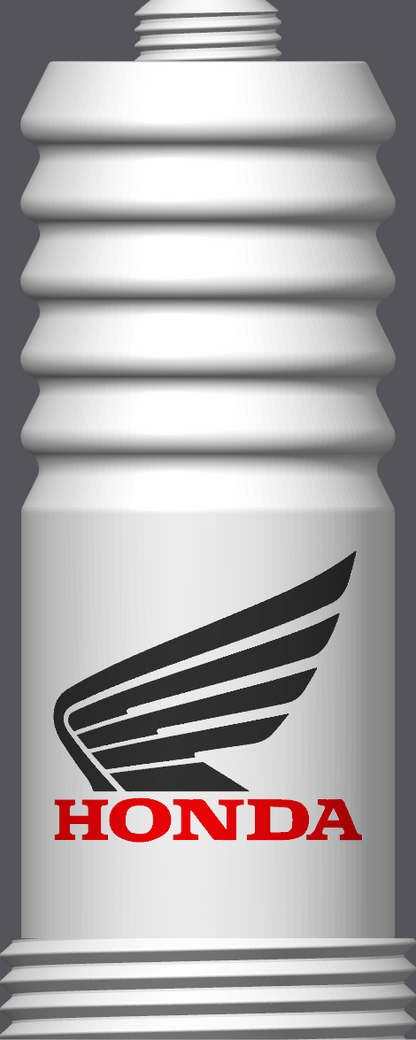 Spark Plug Lamp White LED - Email specific logo desired from list.