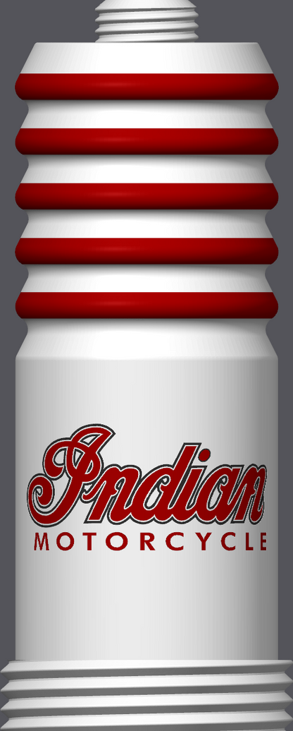 Spark Plug Lamp White LED - Email specific logo desired from list.