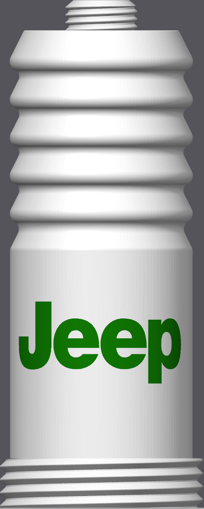 Spark Plug Lamp White LED - Email specific logo desired from list.