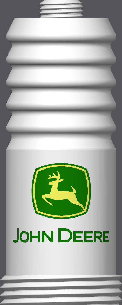 Spark Plug Lamp White LED - Email specific logo desired from list.