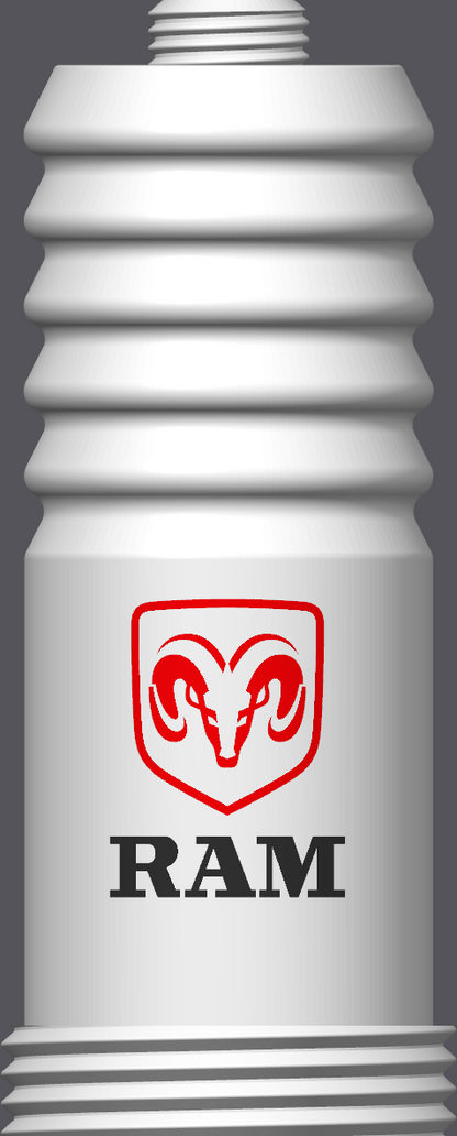 Spark Plug Lamp White LED - Email specific logo desired from list.