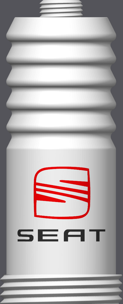 Spark Plug Lamp White LED - Email specific logo desired from list.