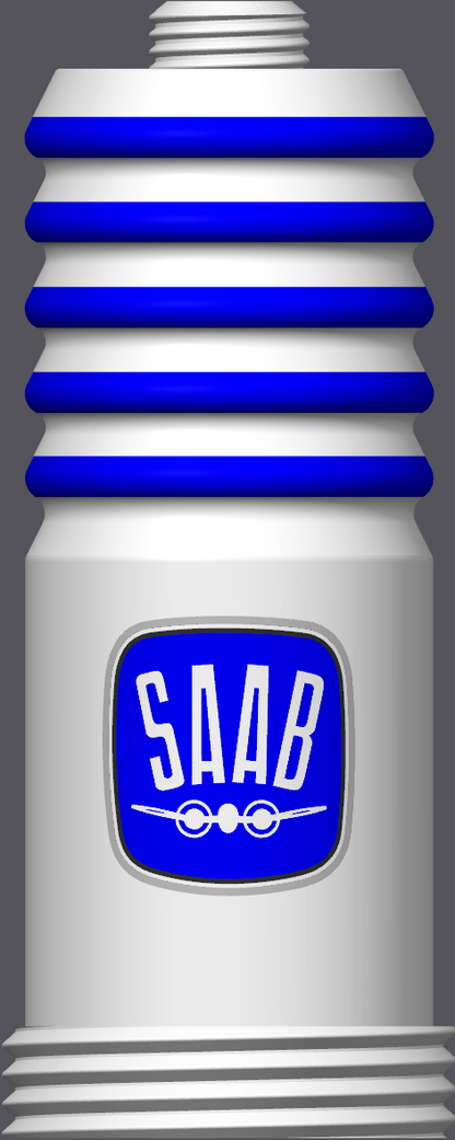 Spark Plug Lamp White LED - Email specific logo desired from list.