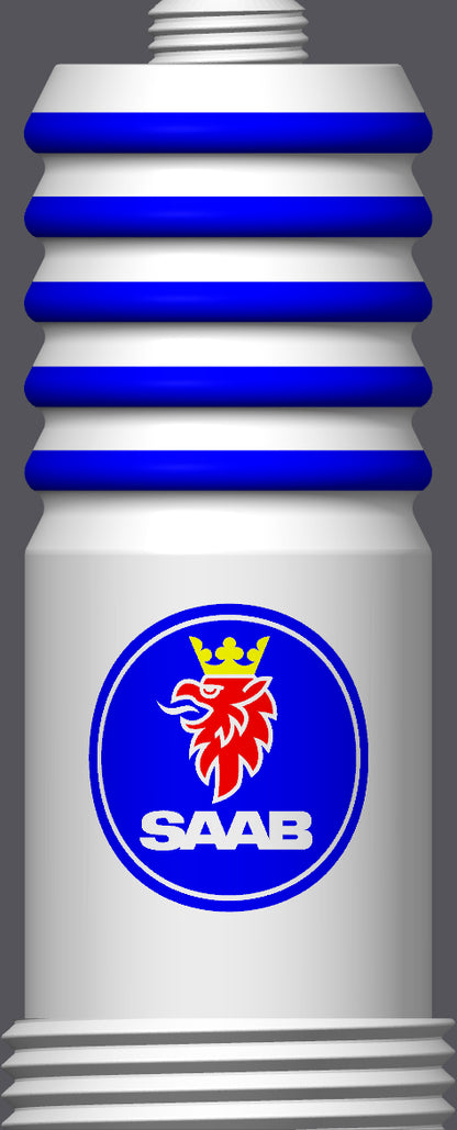 Spark Plug Lamp White LED - Email specific logo desired from list.