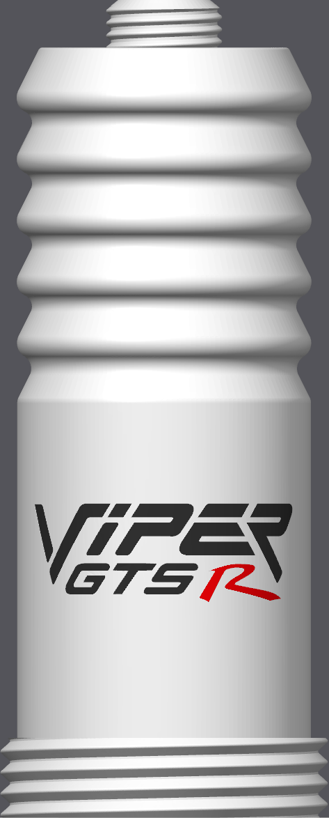 Spark Plug Lamp White LED - Email specific logo desired from list.