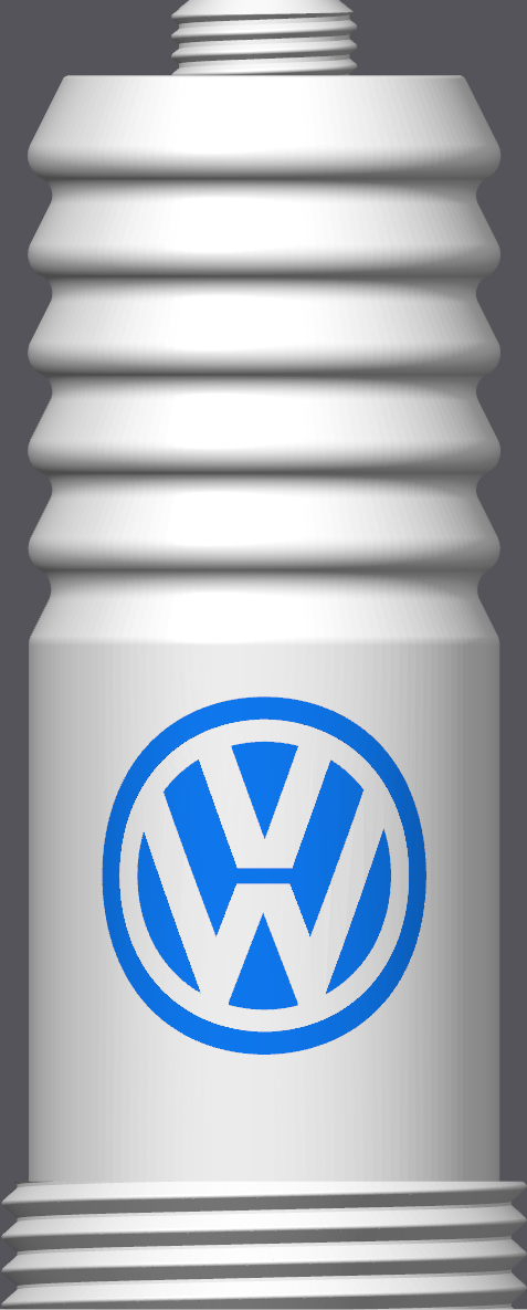 Spark Plug Lamp White LED - Email specific logo desired from list.