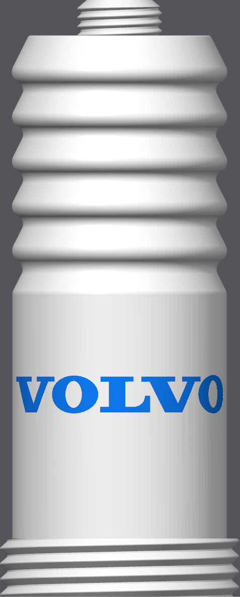 Spark Plug Lamp White LED - Email specific logo desired from list.