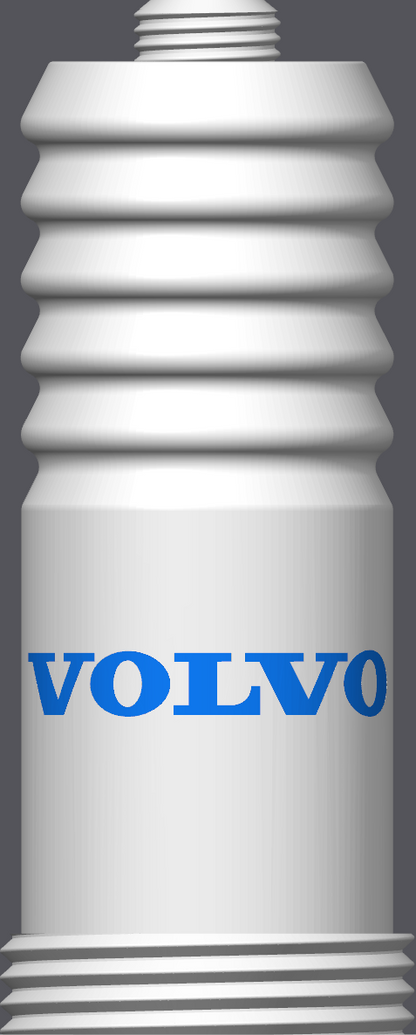 Spark Plug Lamp White LED - Email specific logo desired from list.