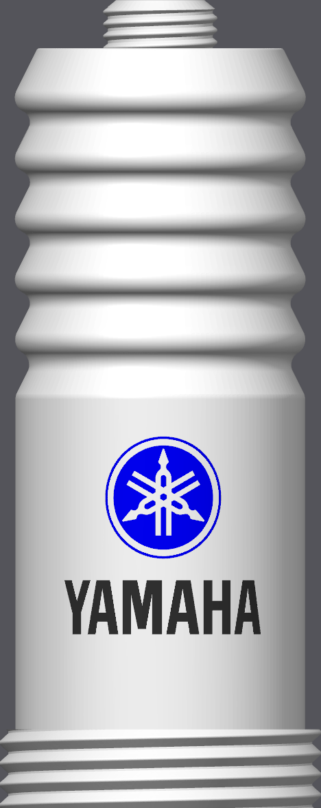 Spark Plug Lamp White LED - Email specific logo desired from list.