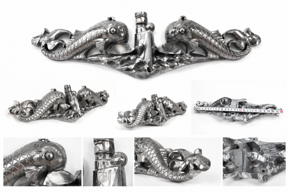 26” Enormous Dolphins - Submarine Insignia
